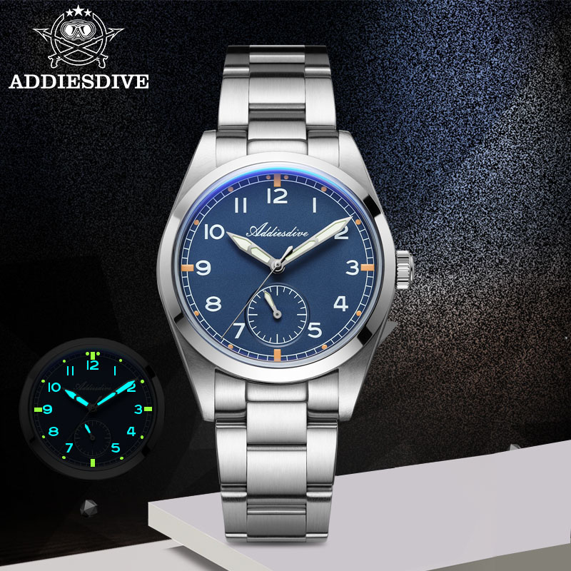 Luxury Watch Gift Box - ADDIESDIVE 36mm Męski Zegarek Kwarcowy 100m
