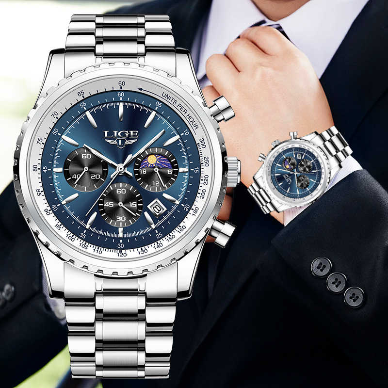 Luxury Watch Magazine - Markowe luksusowe kwarcowy zegarek męski faza