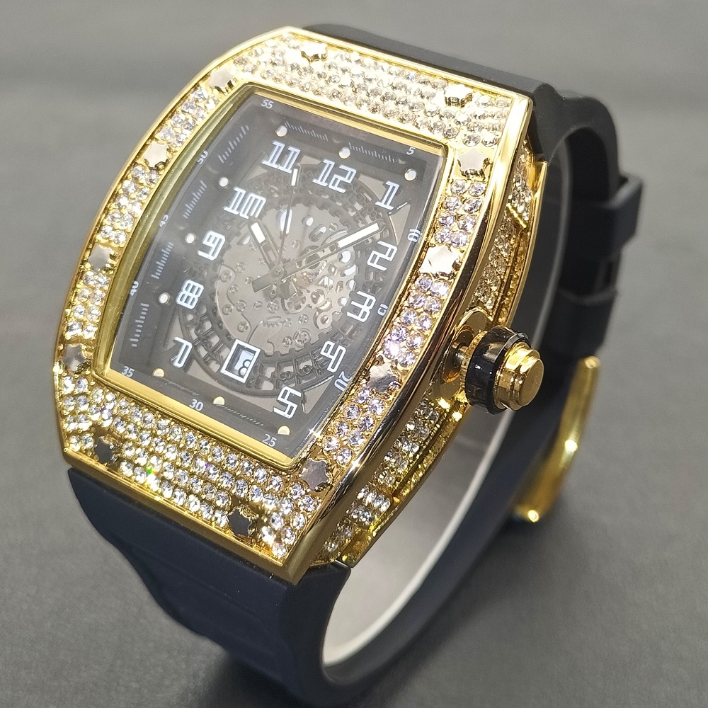 Luxury Watch With Rubber Strap - MISSFOX nowe męskie zegarki na rękę
