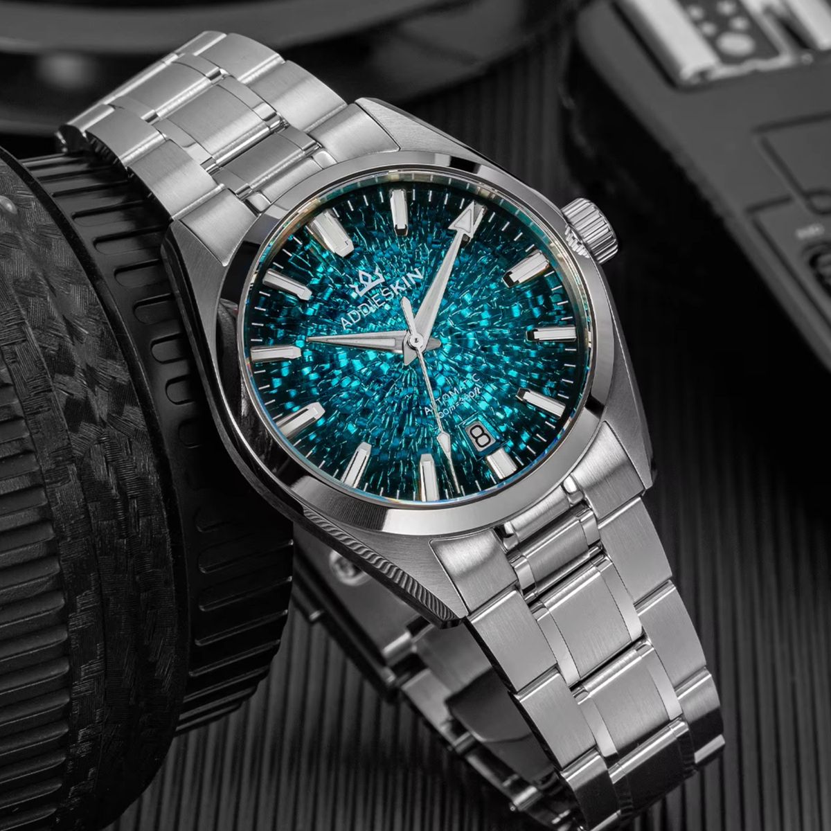 Luxury Watch Second Hand - AddiesKin Gradient Diver Watch Miyota9015 Szafirowy