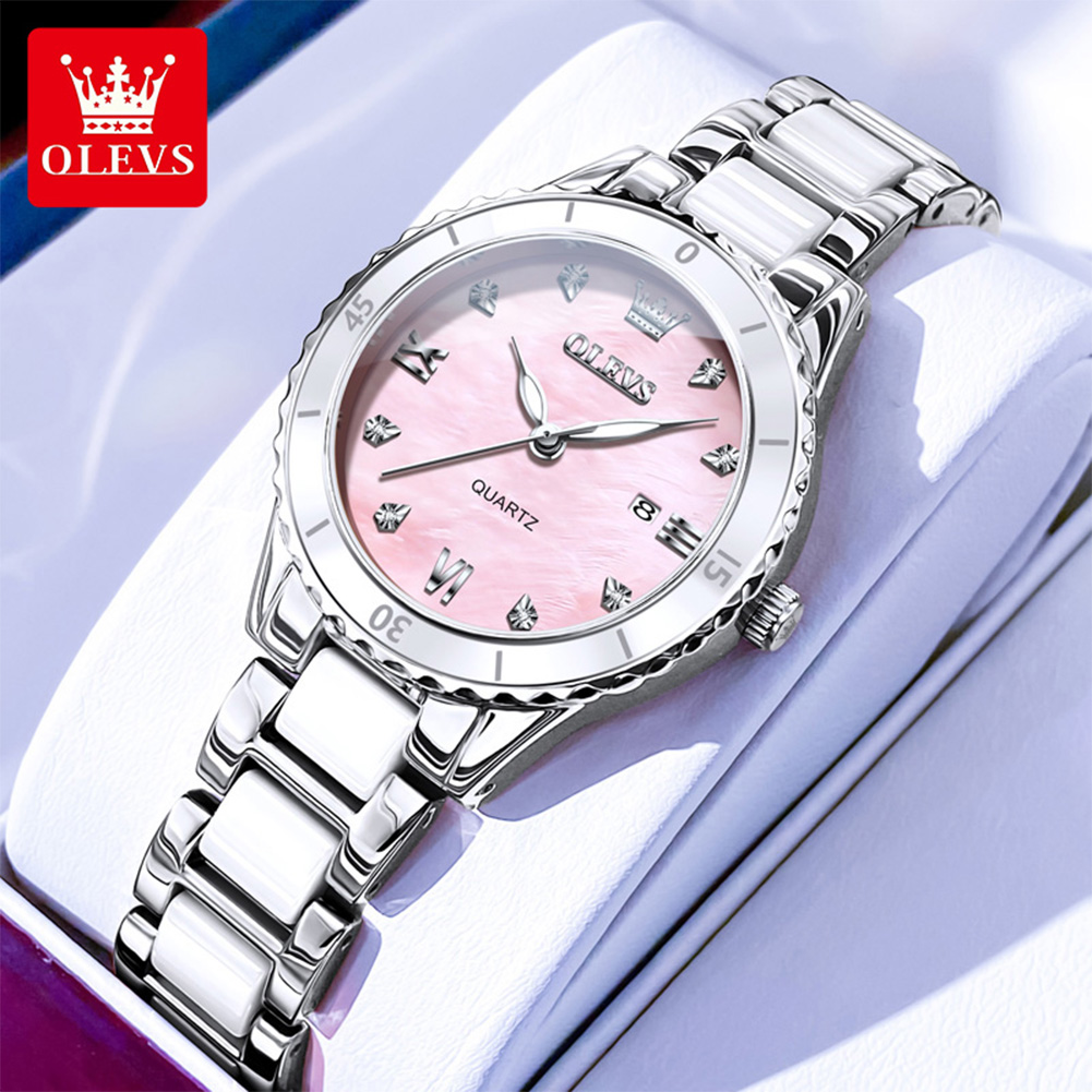 Luxury Watch Gift For Her - OLEVS 9985 Damski Zegarek Luksusowy Premium