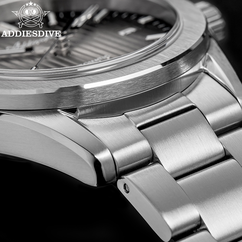 Luxury Watch Second Hand - ADDIESKIN K014 Czarny męski zegarek automatyczny
