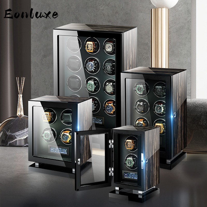 Luxury Watch Safe - Eonluxe Mechaniczny Automatyczny Rotomat do Zegarków,
