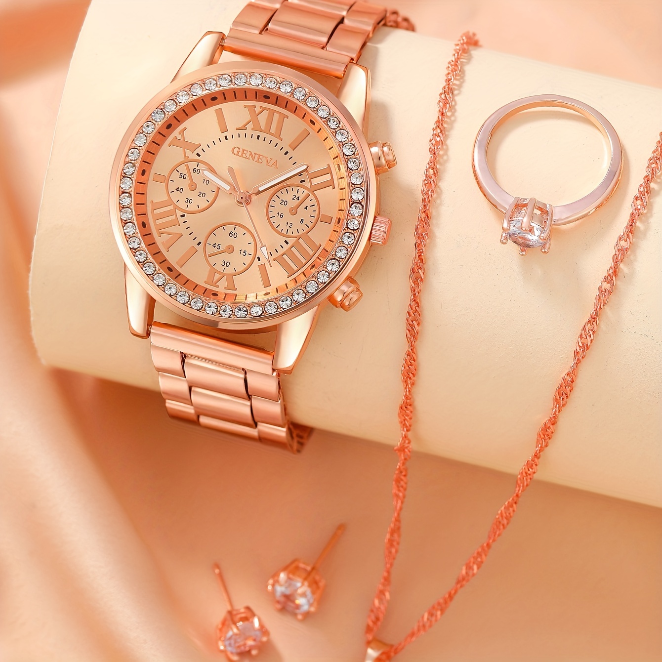 Damski zegarek luksusowy z cyr – Luxury Watch Gift For Her recenzja i cena