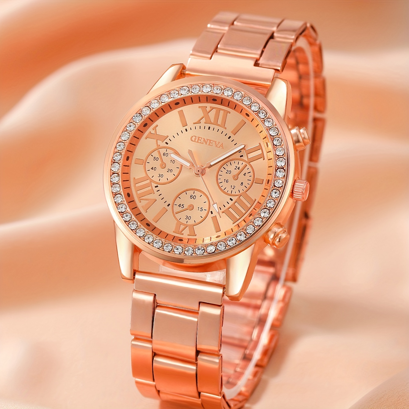 Damski zegarek luksusowy z cyr – Luxury Watch Gift For Her recenzja i cena
