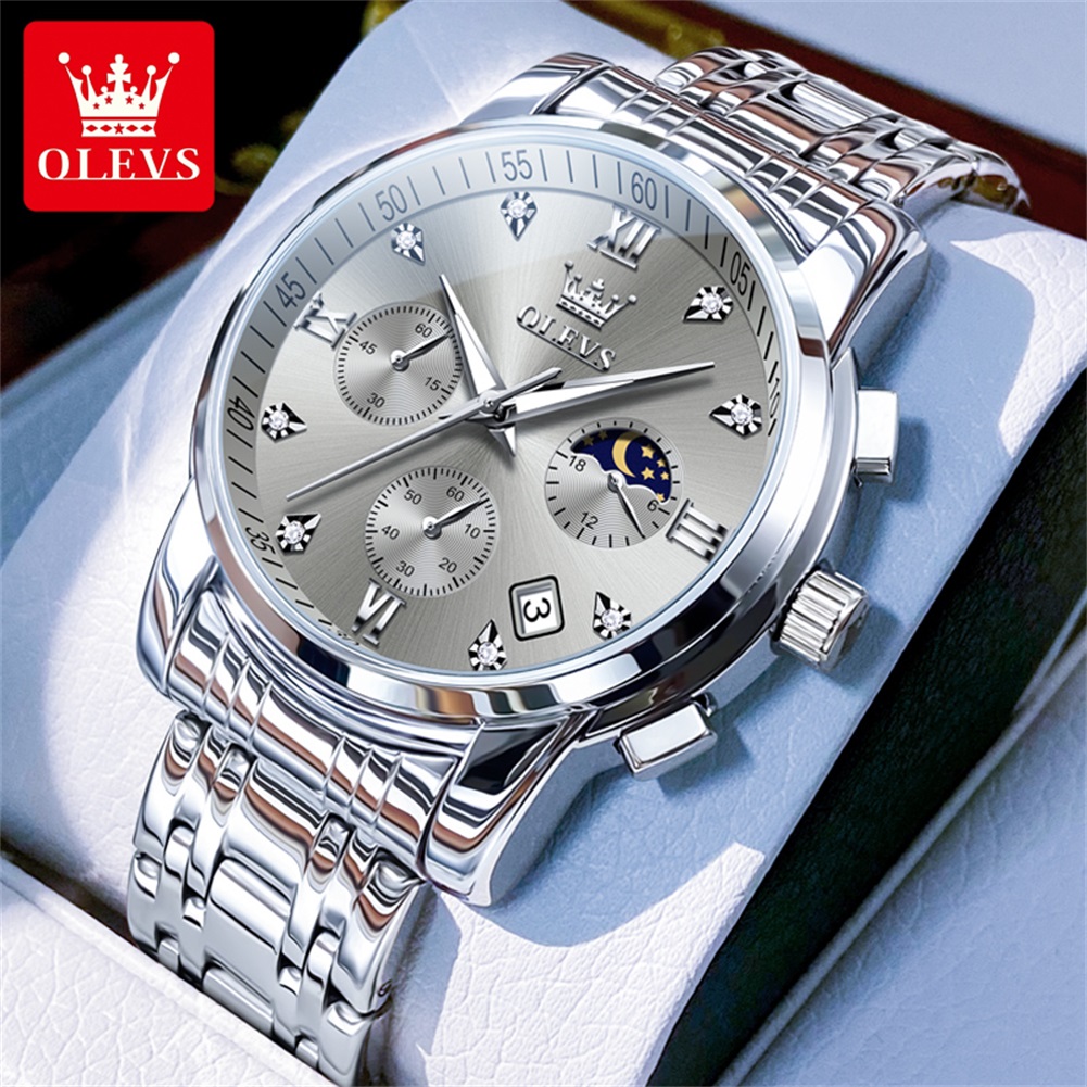 OLEVS 2858 Zegarek kwarcowy mę – Luxury Watch Hand recenzja i cena