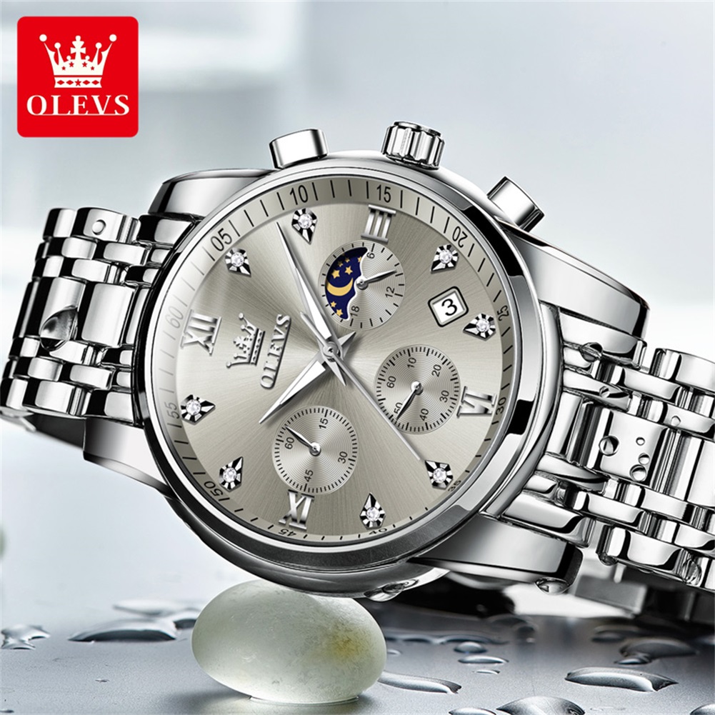 OLEVS 2858 Zegarek kwarcowy mę – Luxury Watch Hand recenzja i cena