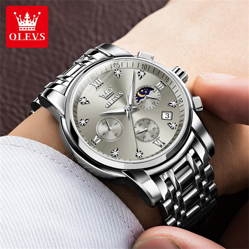 OLEVS 2858 Zegarek kwarcowy mę – Luxury Watch Hand recenzja i cena