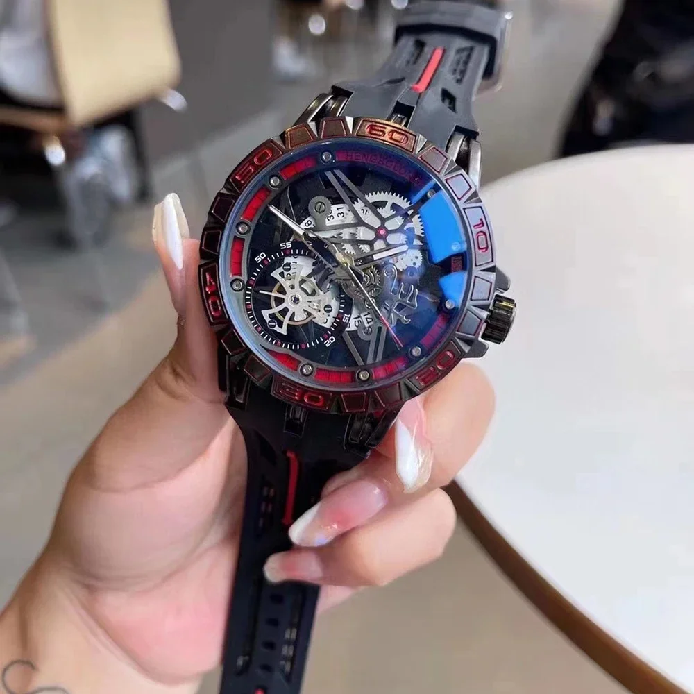 Zegarki kwarcowe 3D Męskie Luk – Luxury Watch With Rubber Strap recenzja i cena