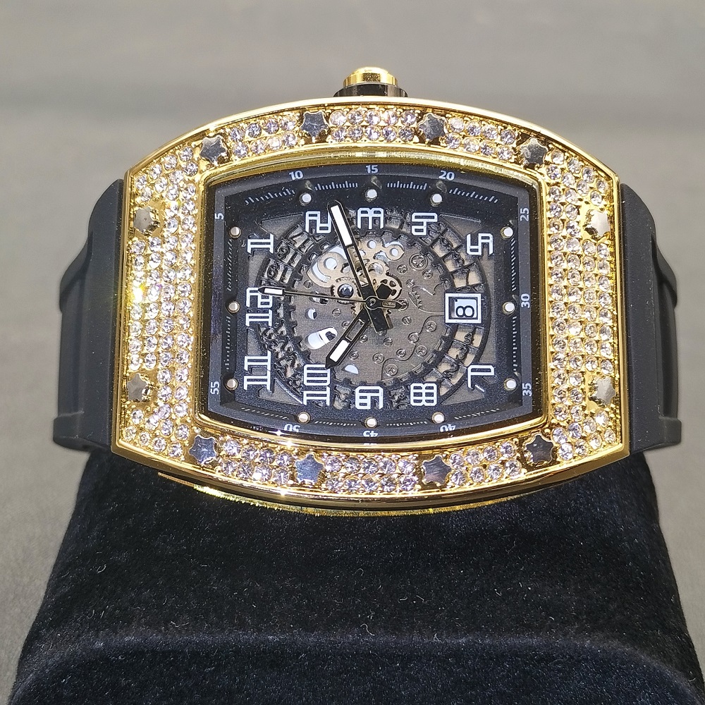 MISSFOX nowe męskie zegarki na – Luxury Watch With Rubber Strap recenzja i cena