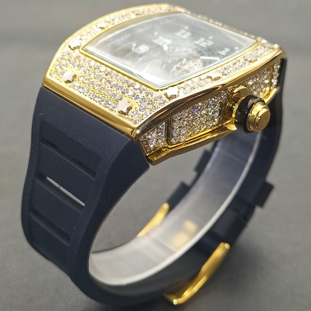 MISSFOX nowe męskie zegarki na – Luxury Watch With Rubber Strap recenzja i cena