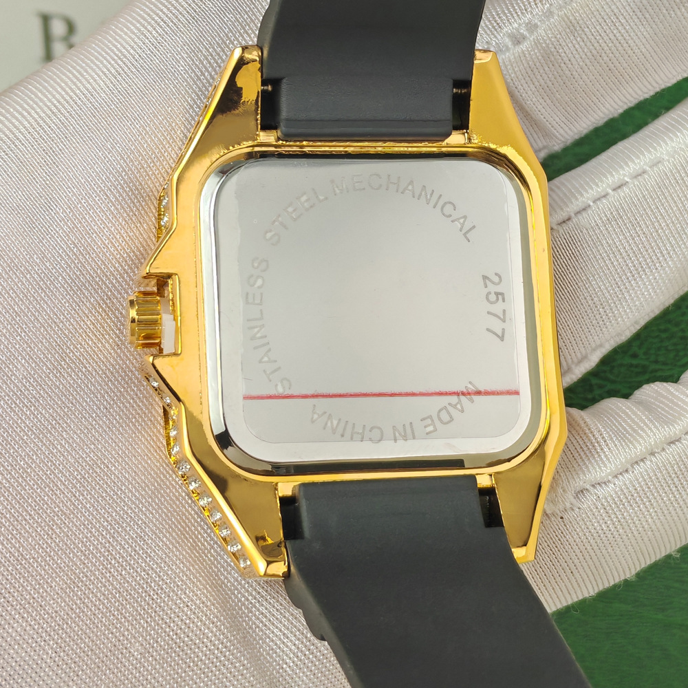 Zegarek kwarcowy męski Hip Hop – Luxury Watch With Rubber Strap recenzja i cena