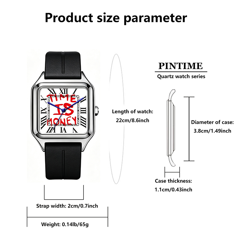 Zegarek FUCK9.5 Square Fashion – Luxury Watch With Rubber Strap recenzja i cena