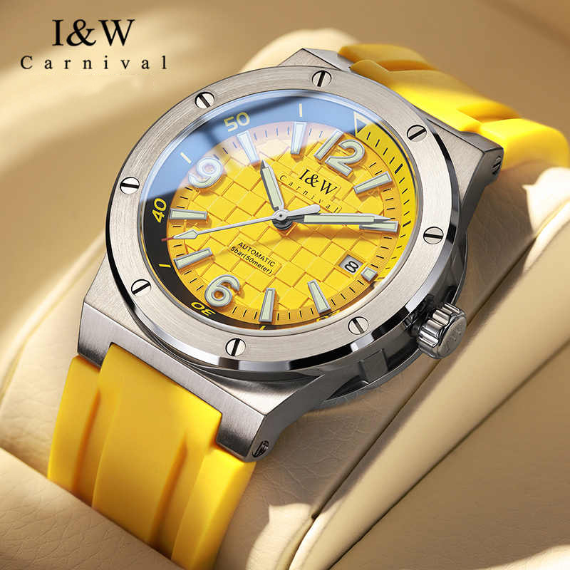CARNIVAL Seria High-End IW Mar – Luxury Watch With Rubber Strap recenzja i cena
