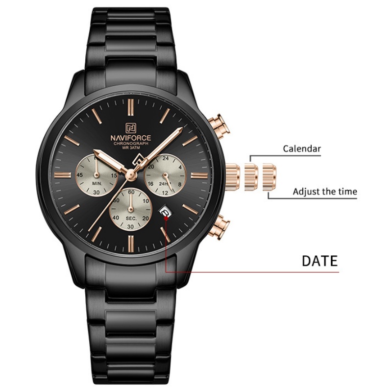 Zegarek męski NAVIFORCE Quartz – Luxury Watch Gift Box recenzja i cena