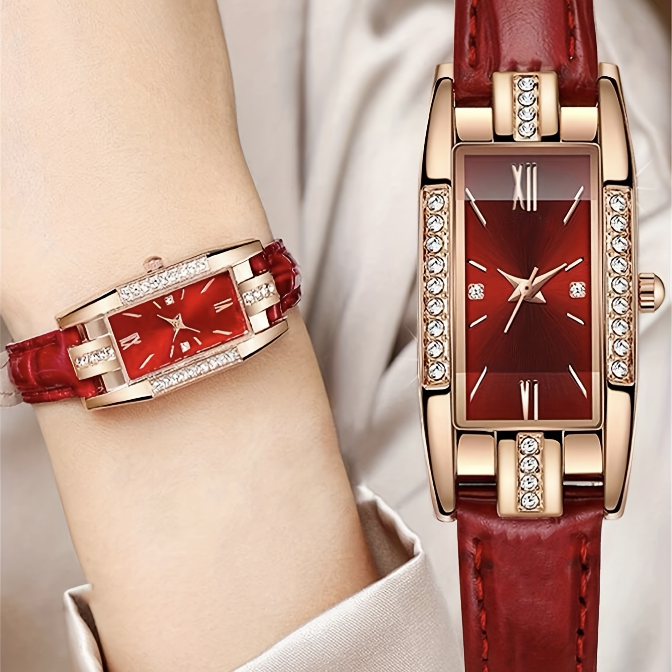 Luksusowy zegarek kwarcowy z c – Luxury Watch Gift For Her recenzja i cena