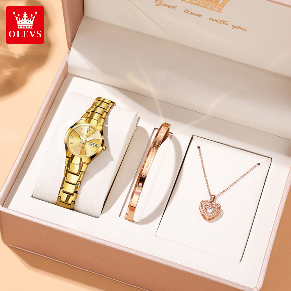 Zegarek damski OLEVS 8697 Luks – Luxury Watch For recenzja i cena