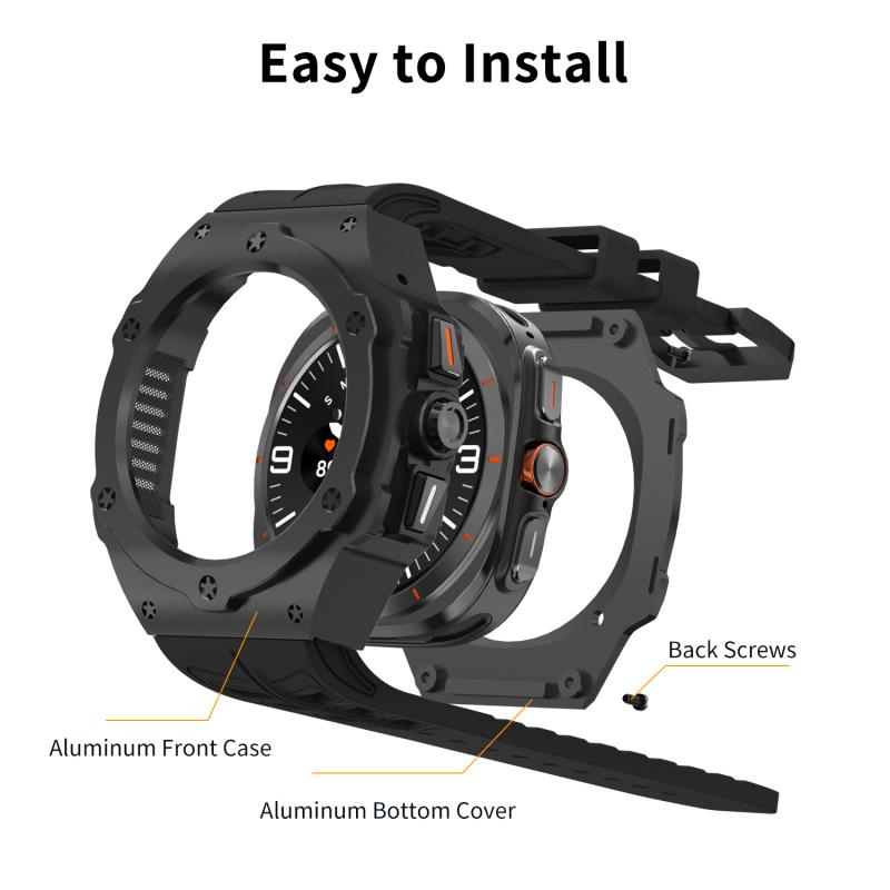 Luksusowy metalowy zestaw mody – Luxury Watch With Rubber Strap recenzja i cena