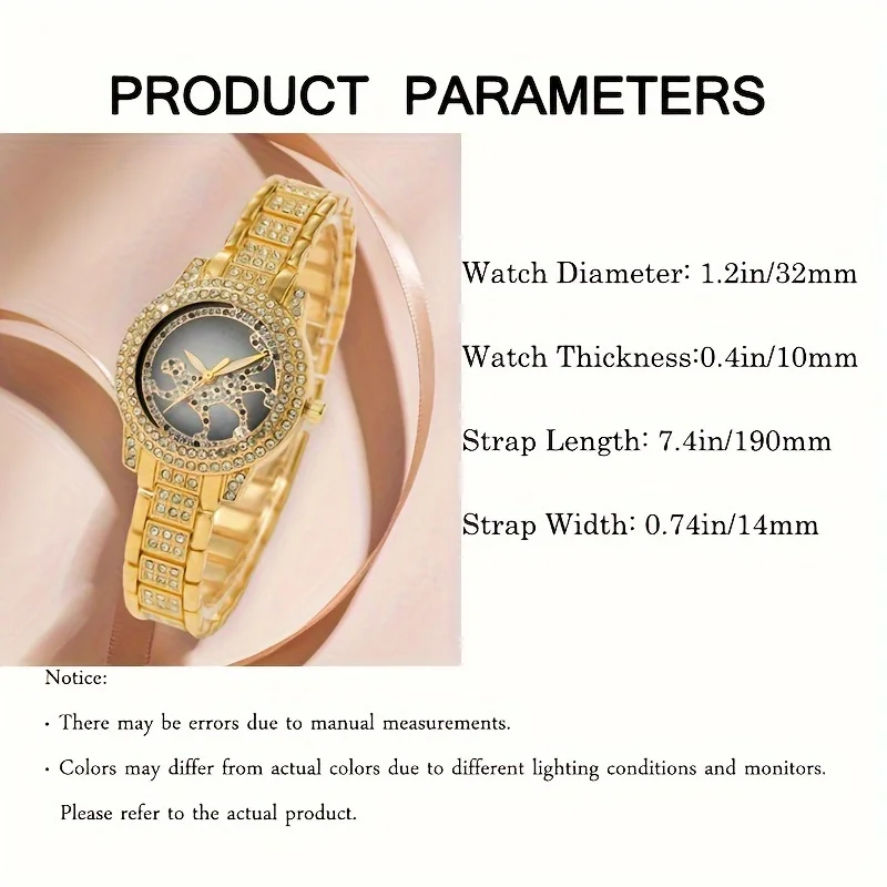 5 szt./zestaw Zegarek damski z – Luxury Watch Gift For Her recenzja i cena