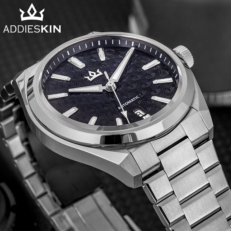 ADDIESKIN K014 Czarny męski ze – Luxury Watch Second Hand recenzja i cena