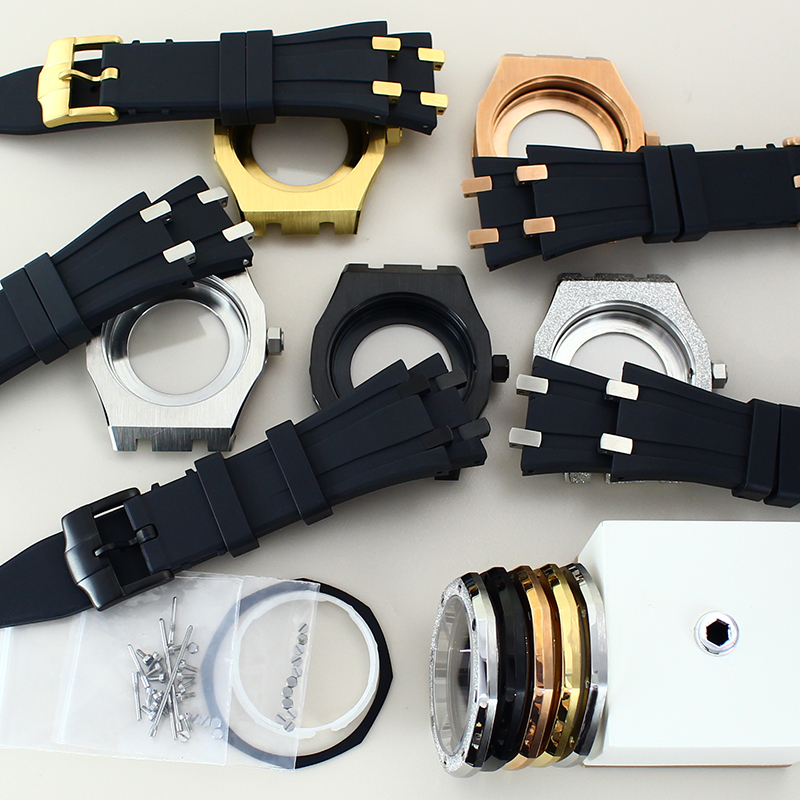 Srebrzyste 41mm luksusowe męsk – Luxury Watch With Rubber Strap recenzja i cena