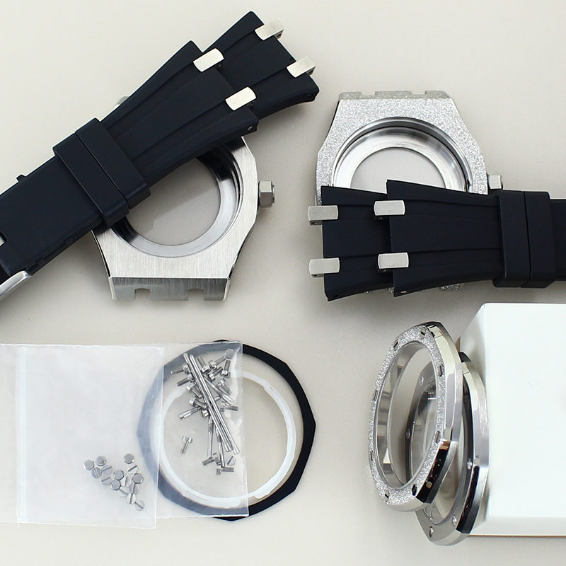 Srebrzyste 41mm luksusowe męsk – Luxury Watch With Rubber Strap recenzja i cena