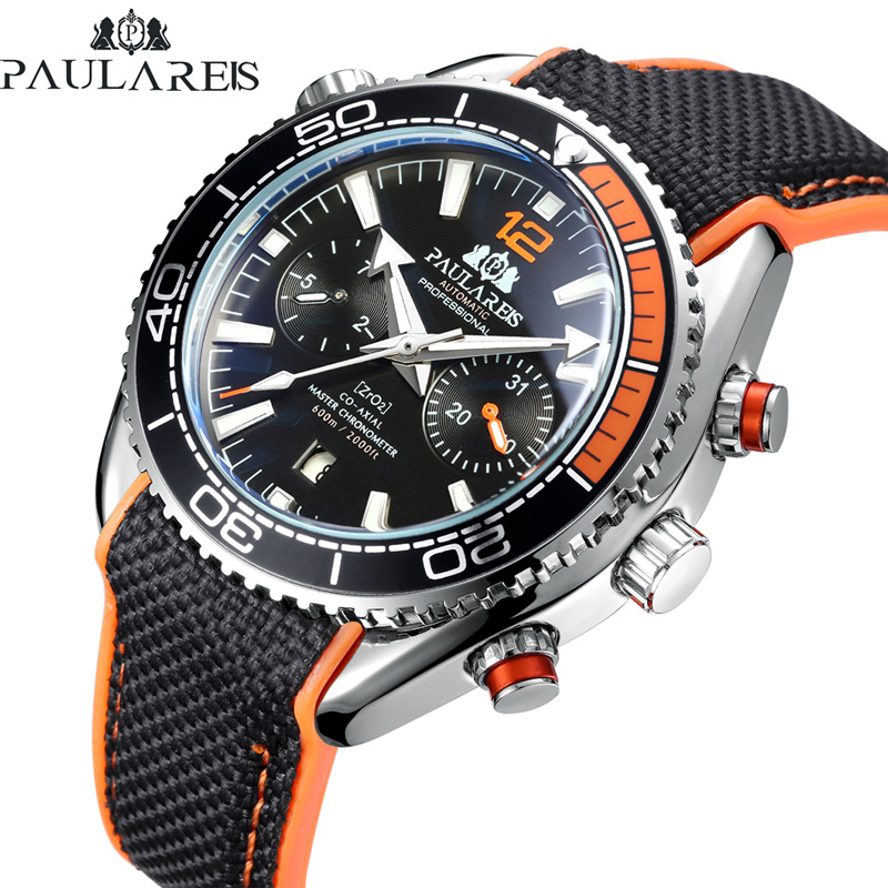 PAULAREIS P luksusowy męski au – Luxury Watch With Rubber Strap recenzja i cena