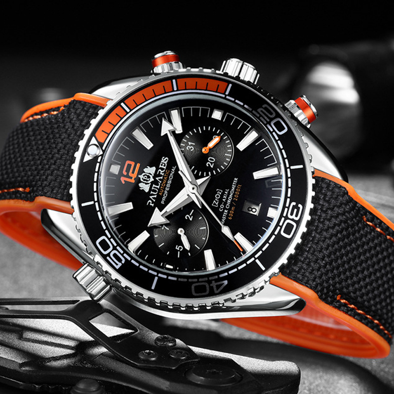 PAULAREIS P luksusowy męski au – Luxury Watch With Rubber Strap recenzja i cena