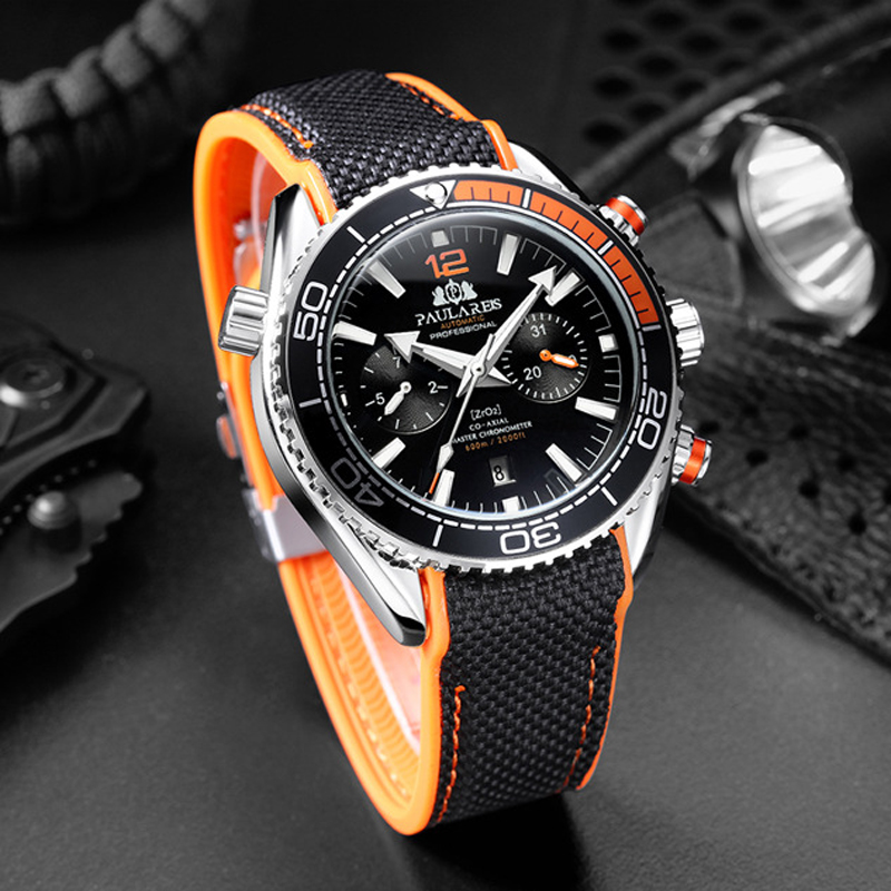 PAULAREIS P luksusowy męski au – Luxury Watch With Rubber Strap recenzja i cena