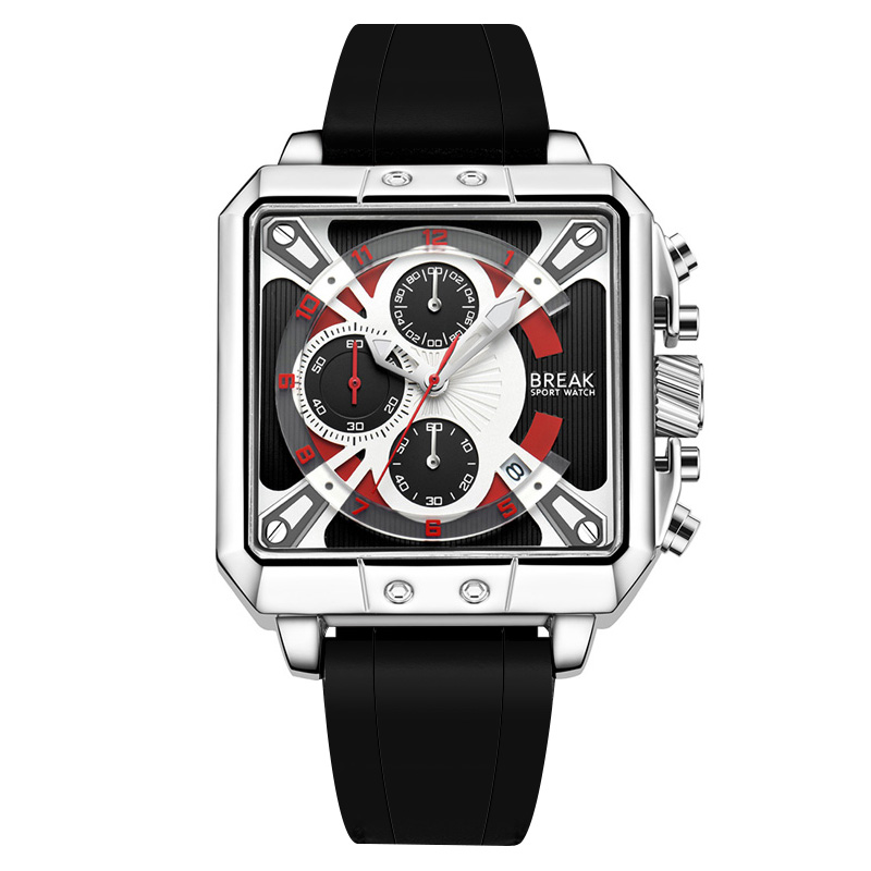 Nowy luksusowy top marka chron – Luxury Watch With Rubber Strap recenzja i cena