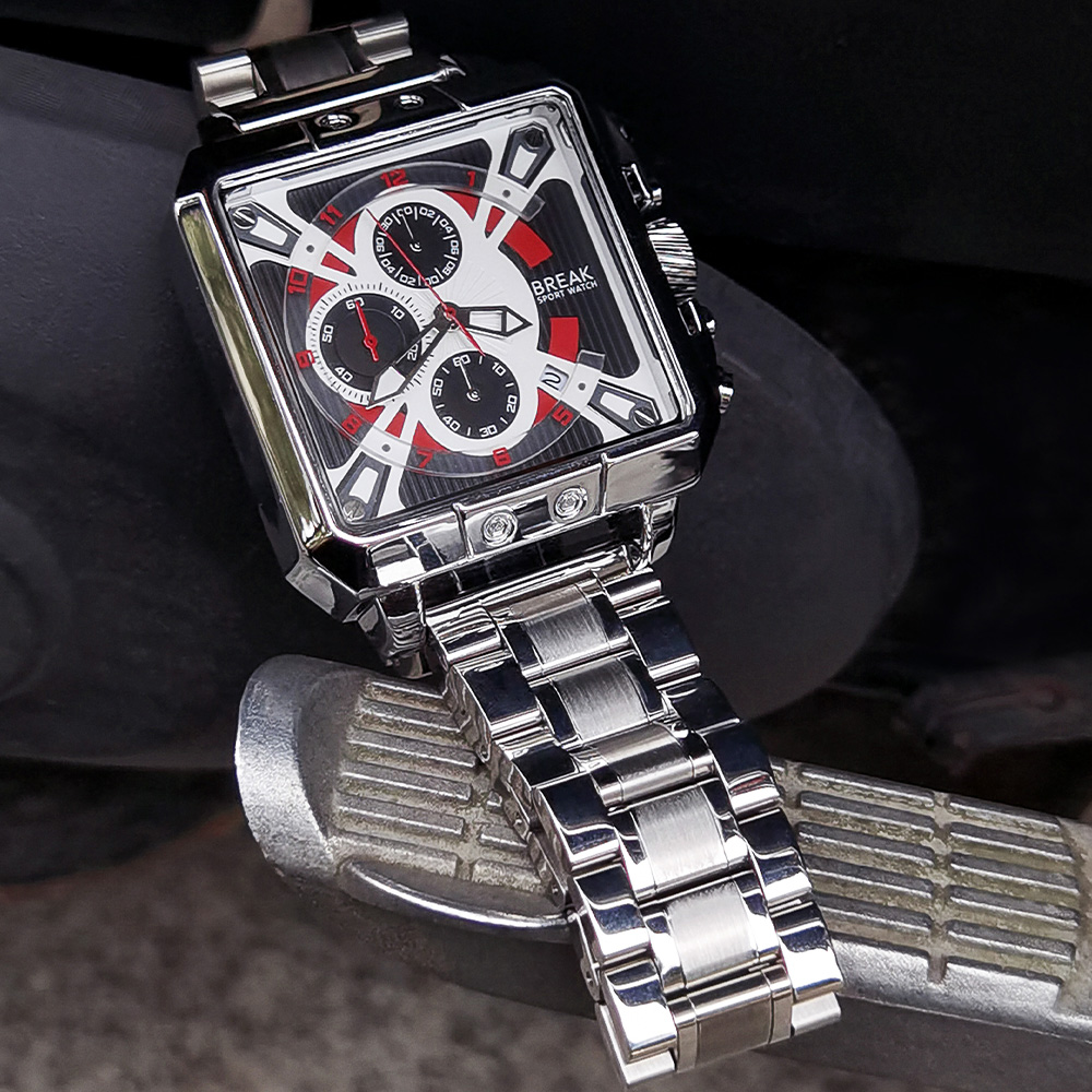 Nowy luksusowy top marka chron – Luxury Watch With Rubber Strap recenzja i cena