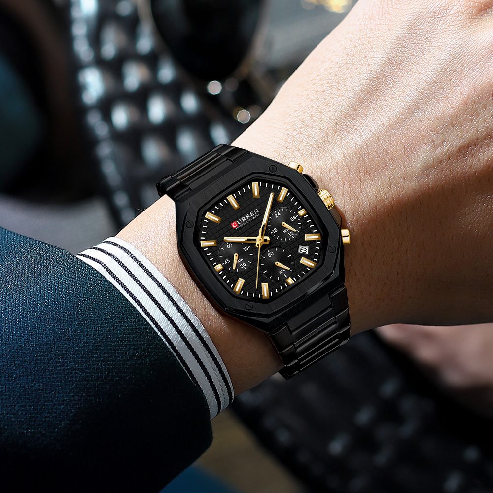CURREN Luksusowy kwadratowy ze – Luxury Watch Design recenzja i cena