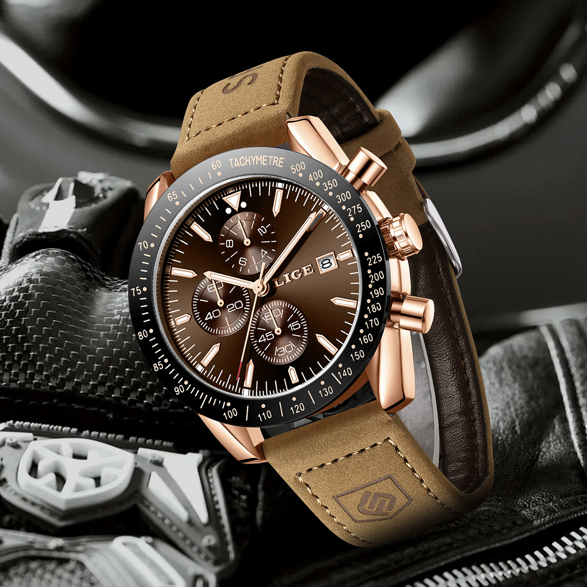 Zegarki męskie LIGE skórzane m – Luxury Watch Hand recenzja i cena