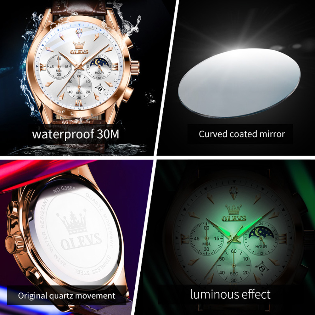 OLEVS Brand New modny zegarek  – Luxury Watch Magazine recenzja i cena