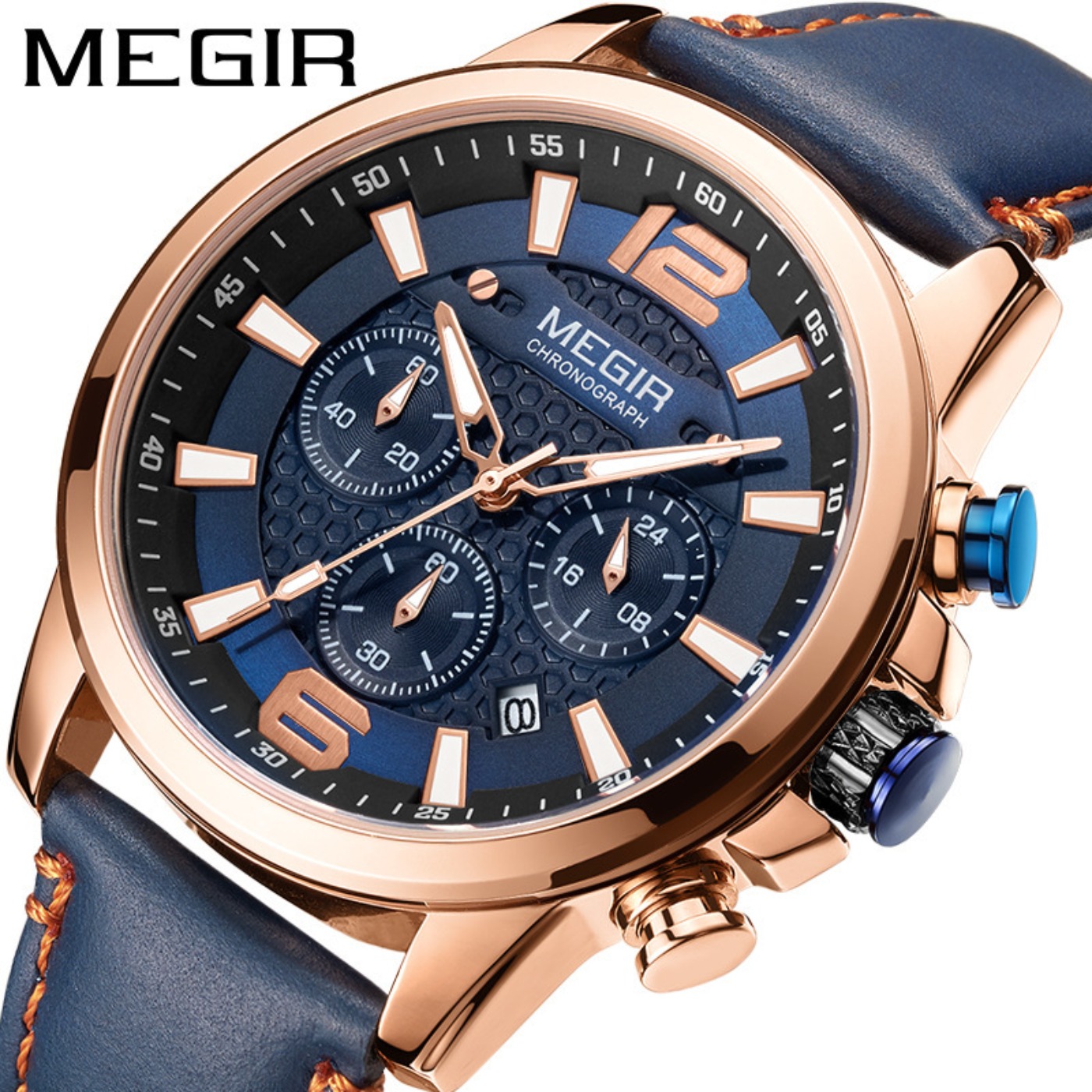 MEGIR 2020 Luksusowe Zegarki M – Luxury Watch Leather recenzja i cena
